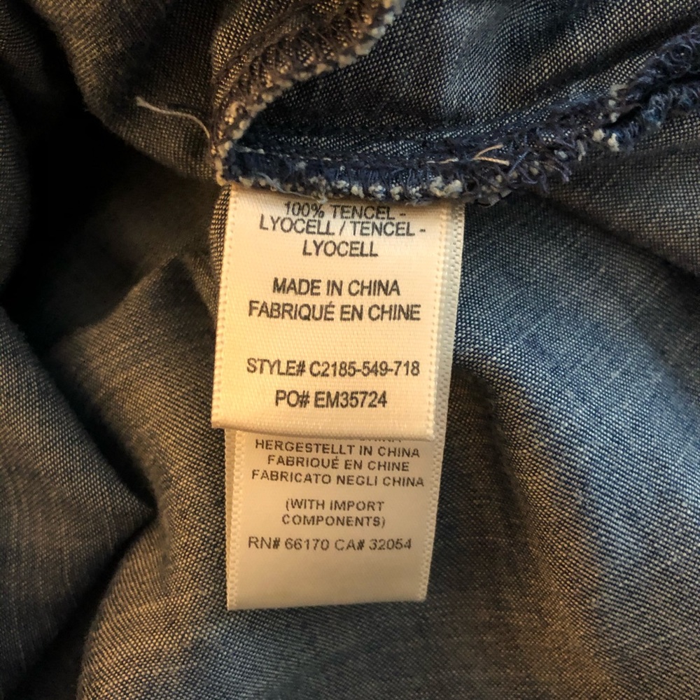 CLOTH & STONE Chambray Top - Picture 7 of 9